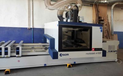 Instalação de CNC da marca SCM morbidelli m 100f