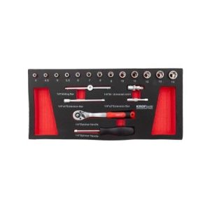 MÓDULO 19PCS CHAVE CAIXA 1/4'