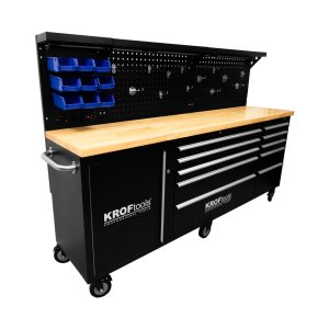 CARRO TRABALHO 84' C/ LED E TOMADA ELÉTRICA