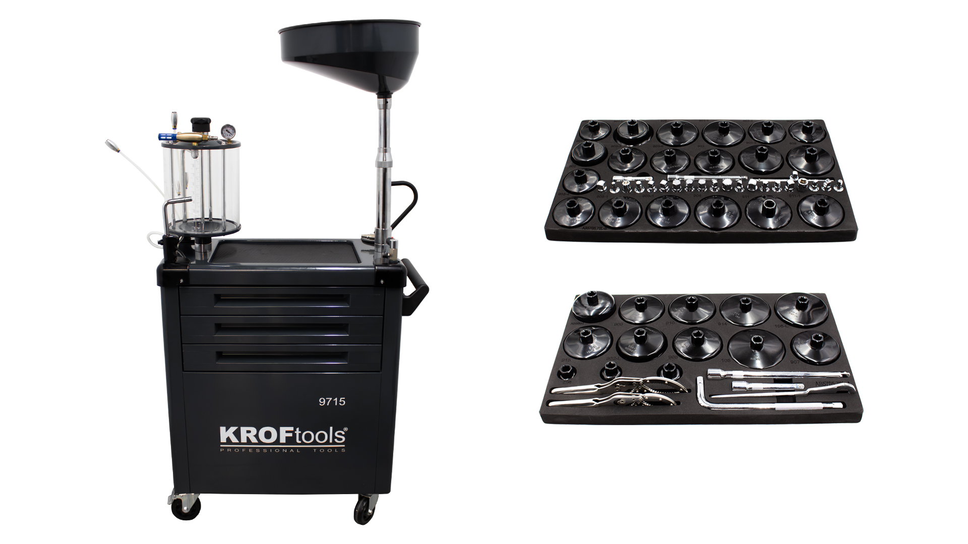 ASPIRADOR ÓLEO C/VISOR 3 GAVETAS 61PCS - Image 2